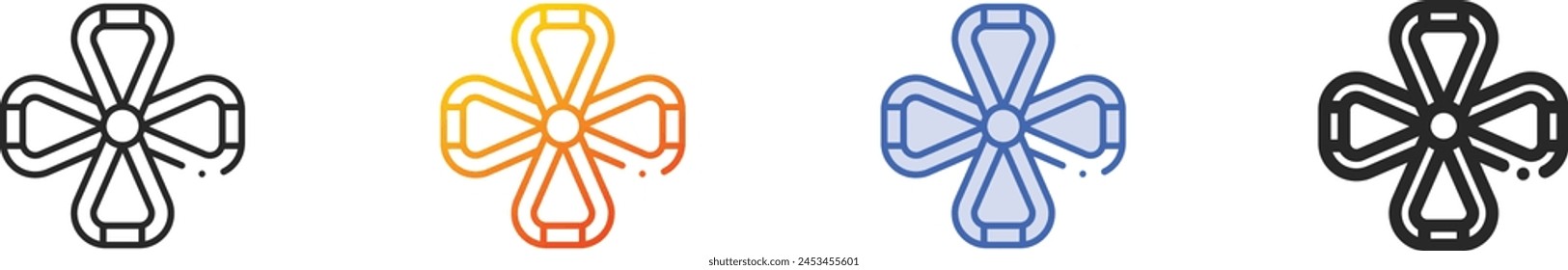 band icon.Thin Linear, Gradient, Blue Stroke and bold Style Design Isolated On White Background