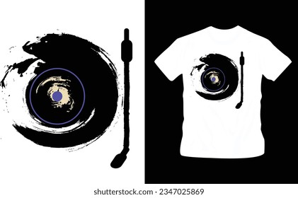 Band logos, album covers, party time musical festival vector illustration t-shirt design editable template