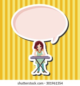 band member keyboard player theme elements