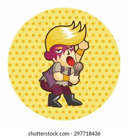 band member singer theme elements