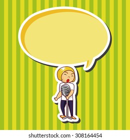 band member singer theme elements