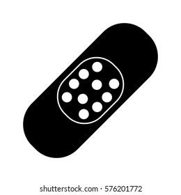 band plaster first aid icon pictogram