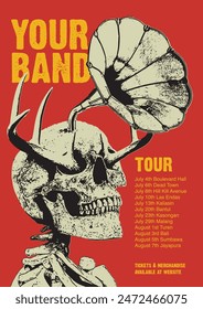 Band Poster Tour Flyer Template