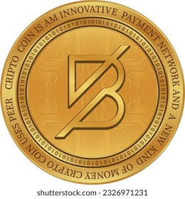 band protocol-band coin vector illustrations. vector crypto coins.