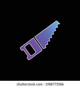 Band Saw blue gradient vector icon