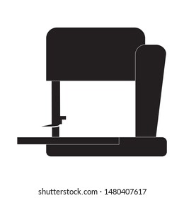 Band saw cutting tool on white background