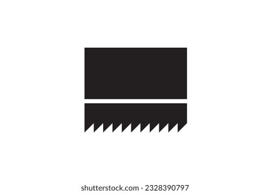 Band saw icon design vector template