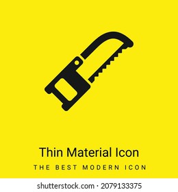 Band Saw minimal bright yellow material icon