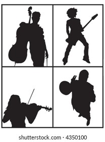 The Band Silhouette