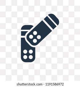 Band vector icon isolated on transparent background, Band transparency concept can be used web and mobile
