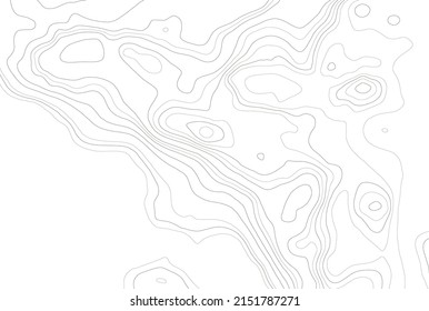 Banda sea topographic map, contour vector background.