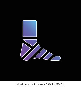Bandblau Farbverlauf-Vektorsymbol