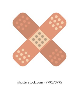Bandage crossed symbol
