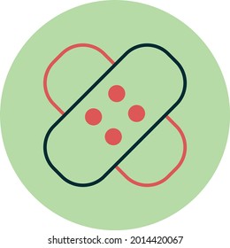 Bandage Filled Vector Icon Design