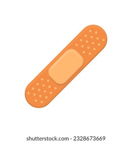 Bandage flat vector illustration in flat style design