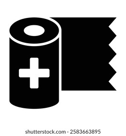 Bandage Glyph Icon Vector Design