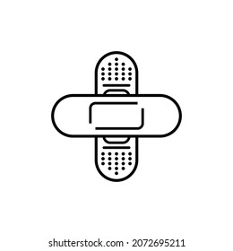 Plantilla de diseño de iconos de banda ilustración vectorial aislada