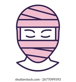 Elemento del icono del vendaje para el diseño