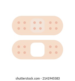 Bandage icon in flat style. Plaster, First aid kit business concept  isolated on white background vector illustration 