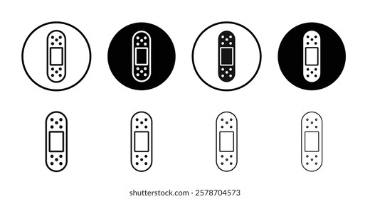 Bandage Icon Isolated flat vector in outline