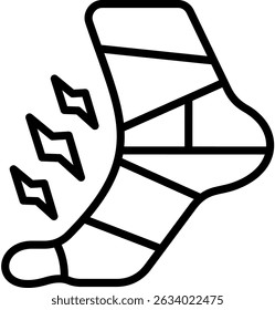 Bandage Icon Line Vector Illustration