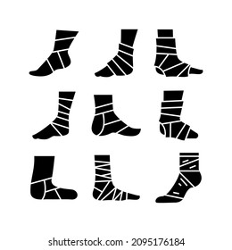 bandage icon or logo isolated sign symbol vector illustration - Collection of high quality black style vector icons

