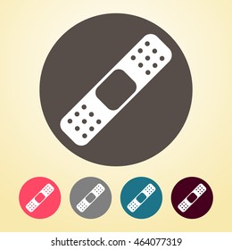 Bandage Icon in round shape.