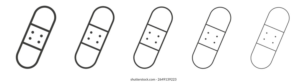 Ícone de faixa ilustração simples logotipo arte