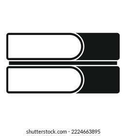 Bandage icon simple vector. Broken fracture. Doctor hurt