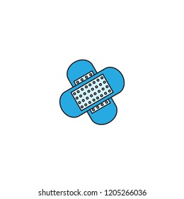 bandage icon template design