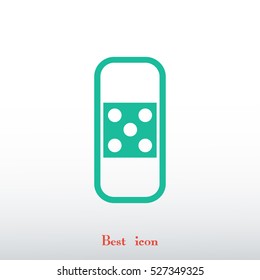 bandage icon, vector best flat icon, EPS