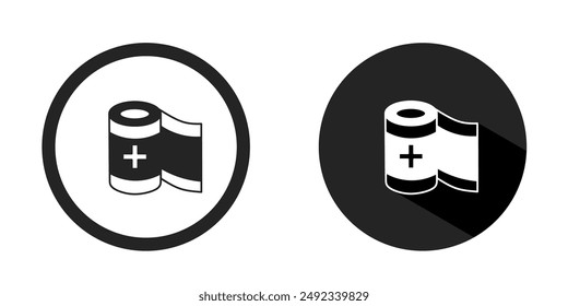 Bandage icon. Bandage icon vector design black color. Stock vector.