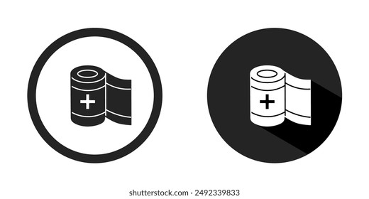 Bandage icon. Bandage icon vector design black color. Stock vector.