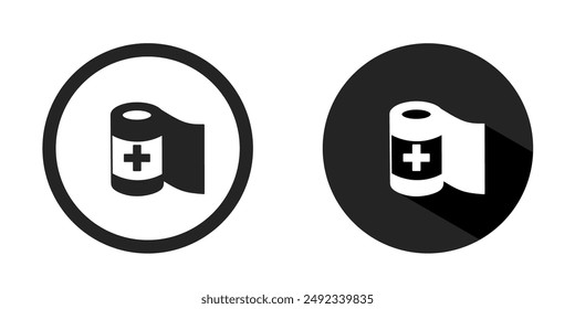 Bandage icon. Bandage icon vector design black color. Stock vector.