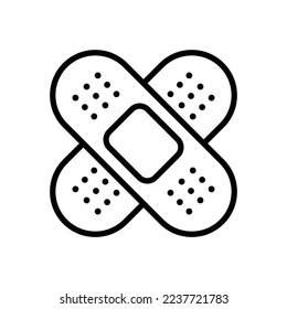 bandage icon vector design template in white background