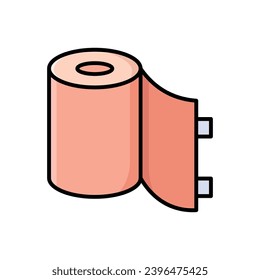 plantilla de diseño de vectores de icono de venda simple y limpia