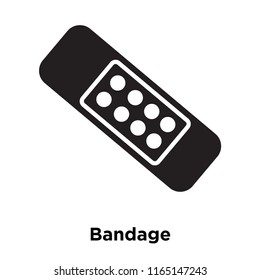 Bandage icon vector isolated on white background, Bandage transparent sign , medical health symbols
