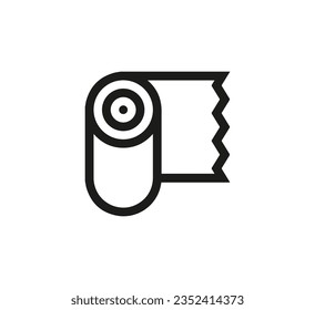 Vector de icono de banda. Signo de estilo lineal para concepto móvil y diseño web. Ilustración del símbolo de la banda. Gráficos vectoriales de píxeles - Vector.