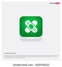 Bandage iconGreen Web Button
