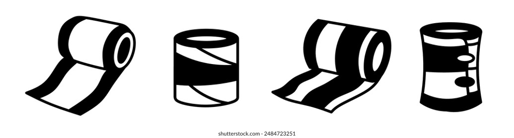 Bandage illustration. Bandage icon vector set. Design for business. Stock vector.