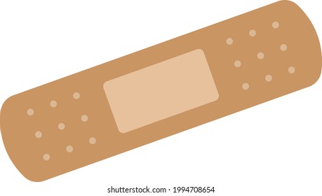 A bandage isolated vector illustration.