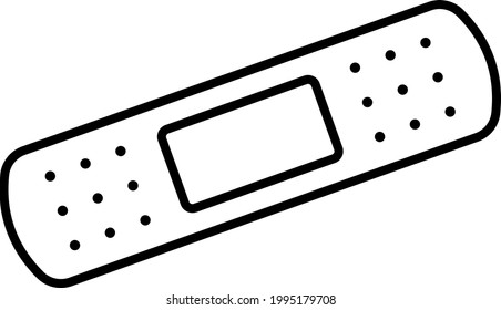 Ilustración vectorial aislada de vendas.