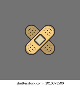 Bandage - Line Vector Icon