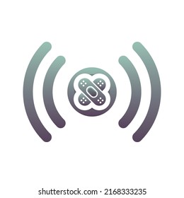 icono de plantilla de diseño de degradado de logotipo activo de venda