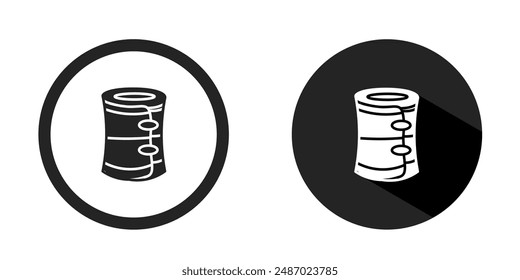 Bandage logo. Bandage icon vector design black color. Stock vector.