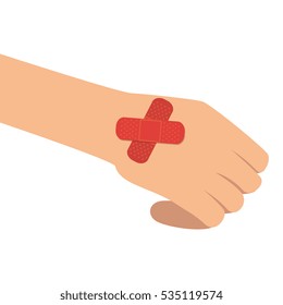 bandage medical isolated icon