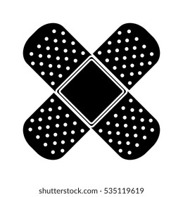 bandage medical isolated icon