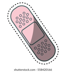 bandage medical isolated icon
