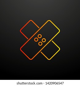 Bandage nolan icon. Elements of image set. Simple icon for websites, web design, mobile app, info graphics