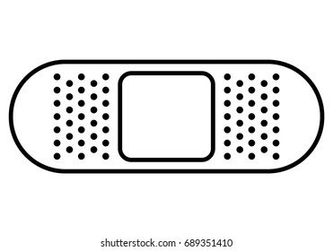 Bandage outline icon. Bandage icon vector eps10.